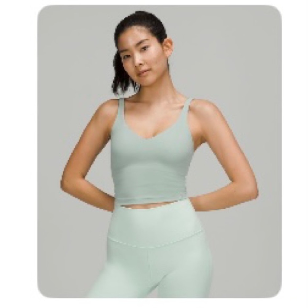Lululemon Align Tank Top - Silver Blue - Size 10 - Color discontinued